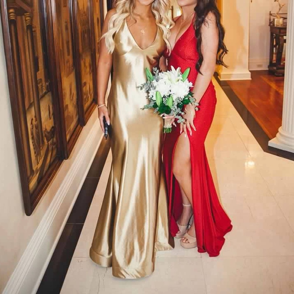 Elegant Gold evening gown